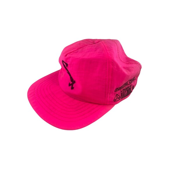 RARE Vintage 80s 90s Chicago White Sox Neon Pink Bill Snapback Cap Hat Black MLB main image 14